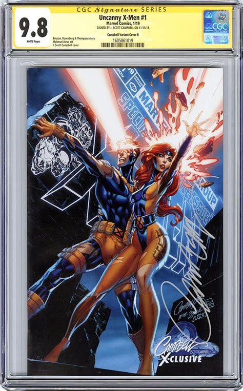 Cgc Collection Only A Few Left Tagged Uncanny X Men J Scott Campbell Store