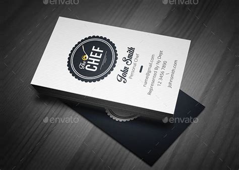 Chef business card template is geared for chefs, restaurant owners, food truck service, cafes or lunch shops. 25+ Chef Business Card Templates - Free & Premium Download