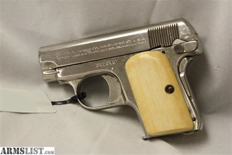 Armslist For Sale Colt Automatic Calibre 25 Real Ivory Grips