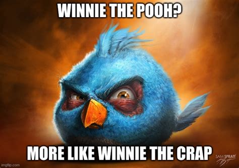 Realistic Blue Angry Bird Memes Imgflip