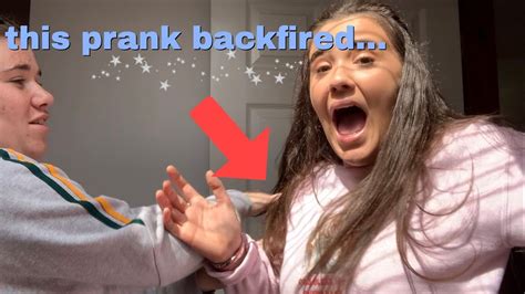 i pranked my sister for 24 hours and it backfired badly youtube