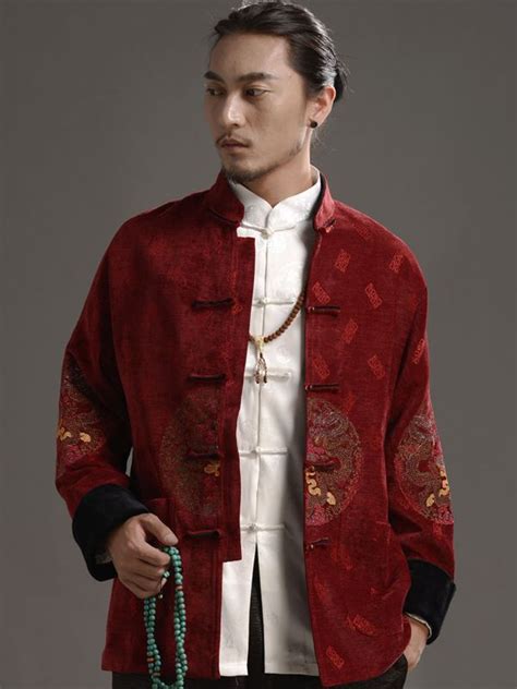 Mens Traditional Jacket Chinese Fashion Men Chinese Mens Clothing