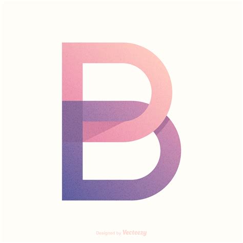 Logo Letter B Typography Vector Design 207692 Vector Art At Vecteezy