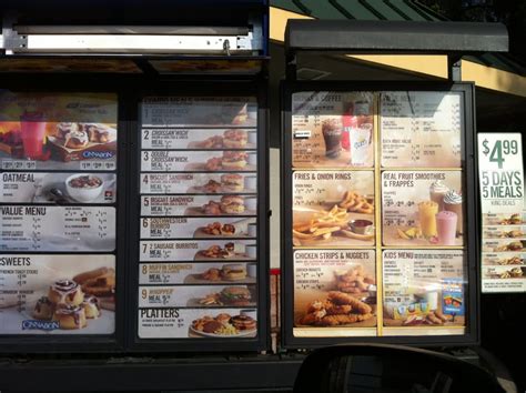 We have listed all the burger king breakfast items and prices on one page, making it easier for you to calculate the breakfast costs before visitting your local burger king. Breakfast menu in drive thru. - Yelp