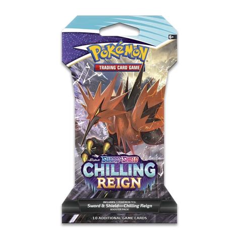 Pokemon Tcg Chilling Reign Booster Pack Sleeved Big Shots Cards