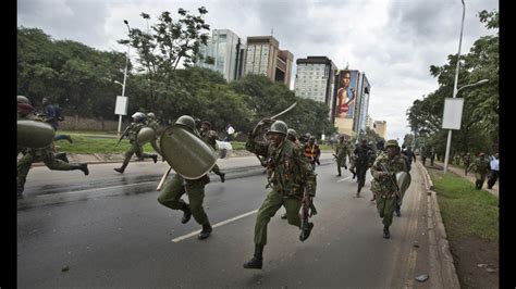 Kenyan Police Under Investigation For Beating Demonstrators Cnn