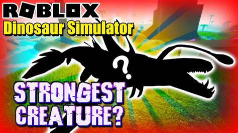 Roblox Dinosaur Simulator The Best Creature For Pvp Most Op Creature