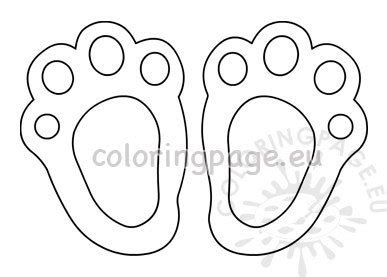 Nevertheless, rabbits of certain rabbit breeds and rabbits with a weaker genetic makeup are more prone to sore. Easter Bunny Paw Print Template large - Coloring Page
