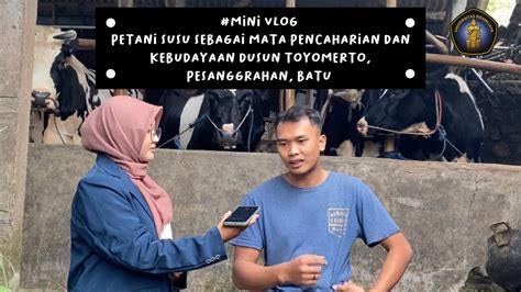 Petani Susu Sebagai Mata Pencaharian Dan Kebudayaan Masyarakat Dusun
