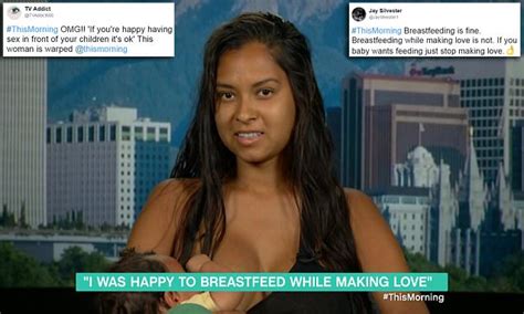 Mother Breastfeeds Her Baby On This Morning Daily Mail Online