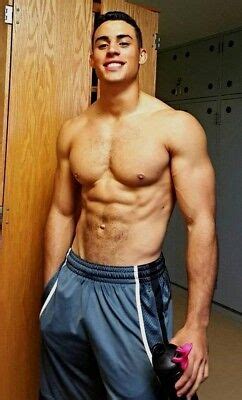 Shirtless Male Muscular Athletic Body Beefcake Frat Jock College Photo X F Ebay