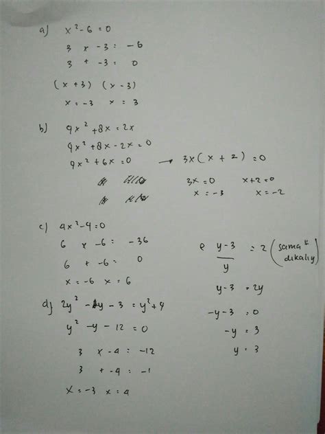 Untuk menyederhanakan pecahan bentuk aljabar dapat dilakukan dengan cara membagi pembilang dan. Contoh Soal Dan Jawaban Akar Persamaan Kuadrat Dengan Cara ...