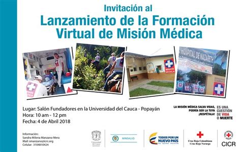 Lanzamiento Del Curso Virtual De Misión Médica Universidad Del Cauca