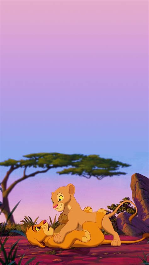 Simba And Nala 》скачать Lion Wallpaper Disney Phone Wallpaper Tumblr