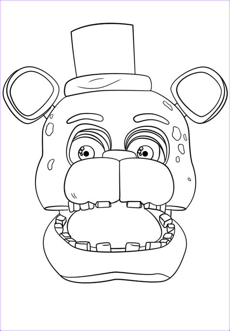Freddy Fast Bear Coloring Page Coloring Pages