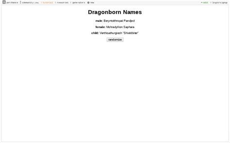Dragonborn Names ― Perchance Generator