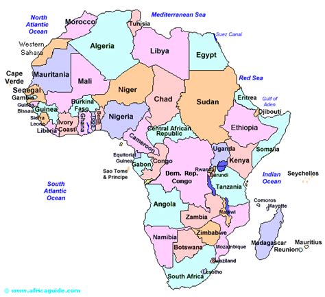 Add unlimited number of clickable pins. Printable Africa Map - Free Printable Maps