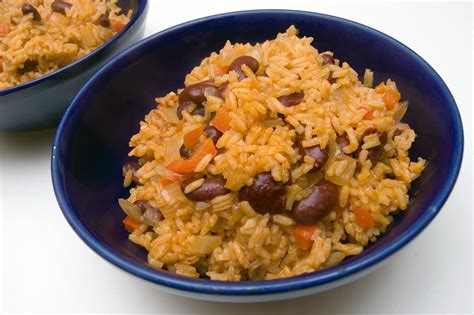 Caribbean Yellow Rice And Pink Beans Recipe