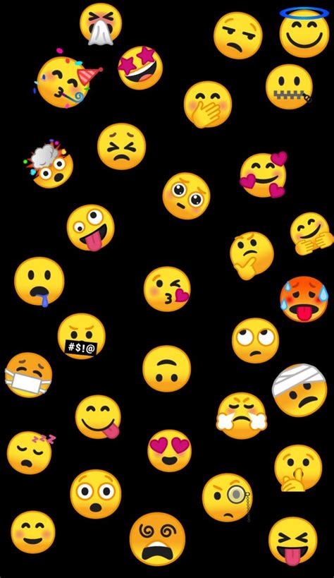 Pin De Michelle Sluder Em Smileysemojis Papel De Parede Emoji Emoji