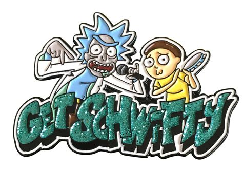 Sep178176 Rick And Morty Get Schwifty Lapel Pin Previews World