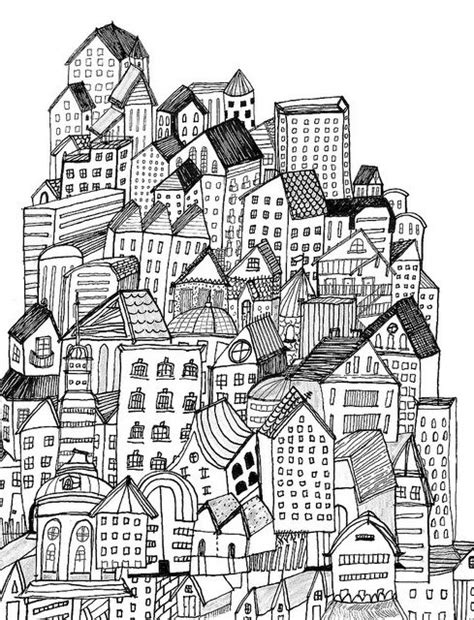 Buildings Doodle Building Doodle Cool Doodles Doodles