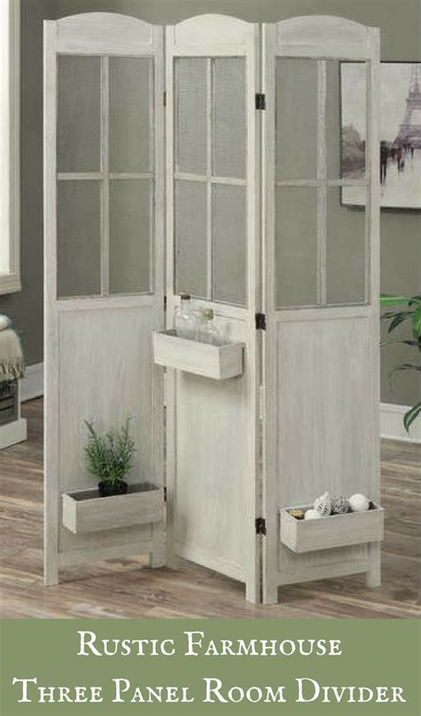 This Rustic Farmhouse Three Panel Room Divider Will Add A Cozy