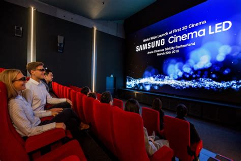 Samsung Debuts Worlds First 3d Cinema Led Screen Theater In