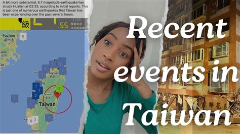 Taiwan Earthquakes 4 23 Teaching In Taiwan South African YouTuber YouTube