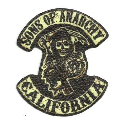 Parche Textil Sons Of Anarchy California 85cm X 10cm