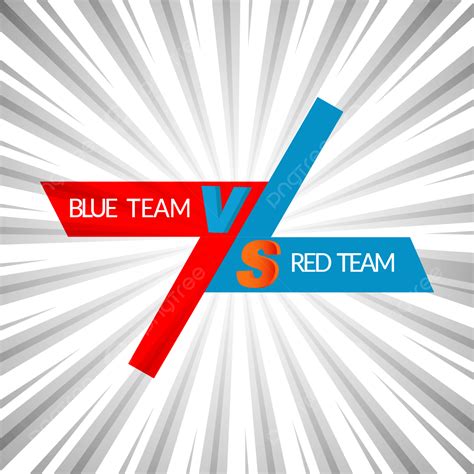Vs Team Vector Hd Png Images Vs Team Png Image Red Team Blue Team