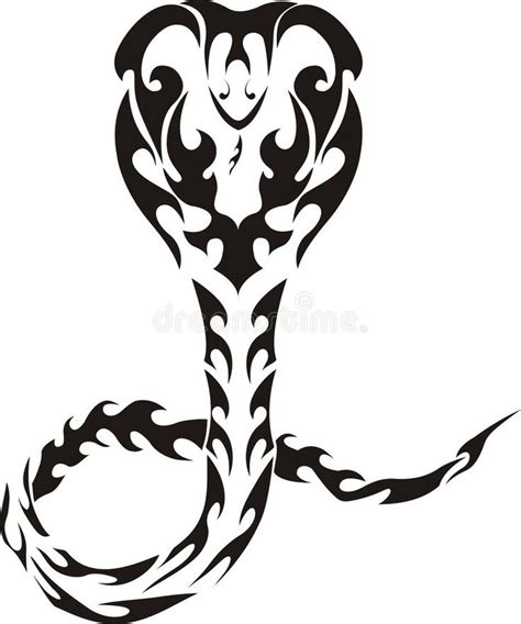 Tribal Snake Tattoo Cobrathis Illustration Is Available In Eps