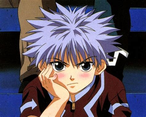 1999 Killua Blushing Hunter Anime Aesthetic Anime 80s