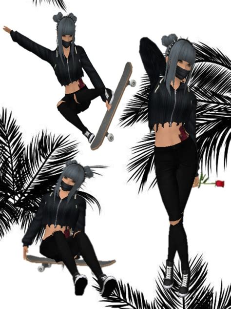 Avakin Life All Black Outfit All Black Outfit Black Outfit Outfits