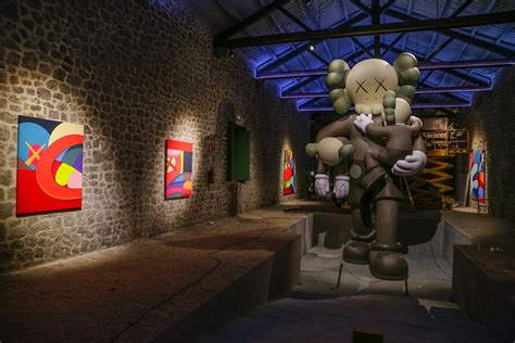 Kaws Art Exhibition Installation La Nave Las Salinas In Ibiza