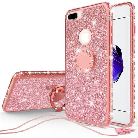 Apple Ipod Touch 6 Case Ipod 6 5 Case Glitter Cute Phone Case Girls Kickstand Bling Diamond