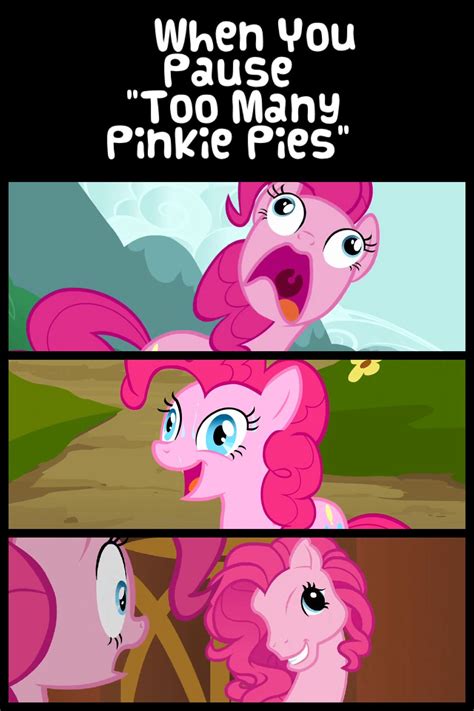 pinkie pie master of weirdness makes strange faces in this episode this time with clones