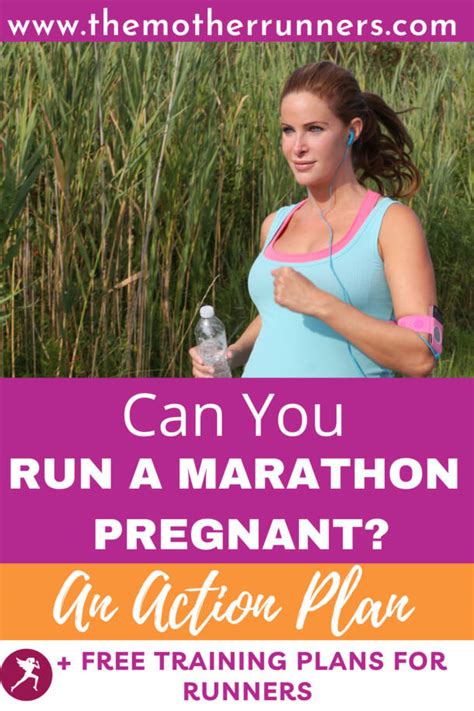 can you run a marathon while pregnant the mother runners