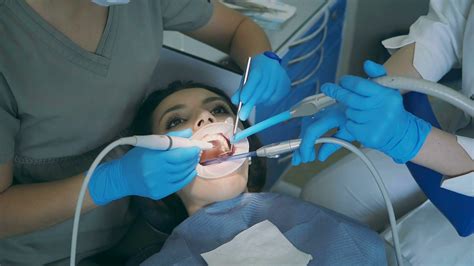 Woman Getting Dental Treatment Teeth Stock Footage Sbv 314319286