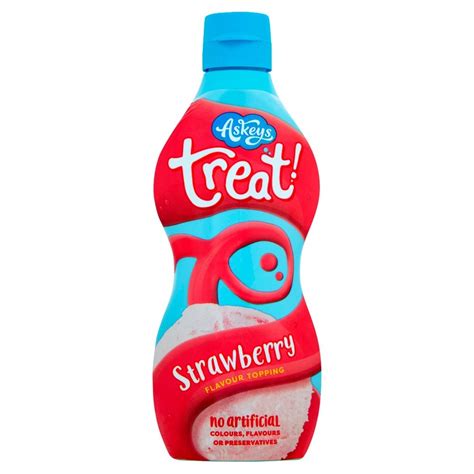 Askeys Treat Syrup Strawberry Flavor Topping 325g