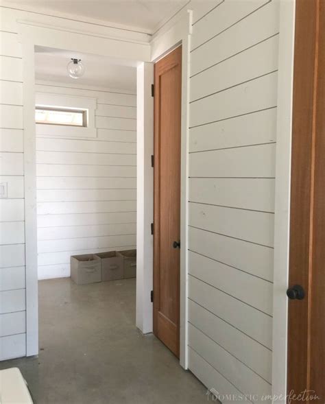 Pin By Callie Boyle On Modular Painting Shiplap White Shiplap Wall