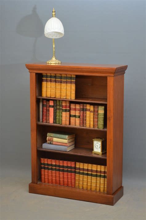 Small Victorian Open Bookcase In Walnut Antiques Atlas