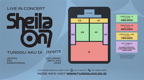 Hypeabis Cek Harga Tiket And Seat Plan Konser Sheila On 7 Tunggu Aku Di Jakarta
