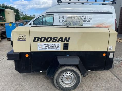 Ingersoll Rand Doosan 773 1053 Diesel Portable Air Compressor 250cfm Pneumatic Engineering Ltd
