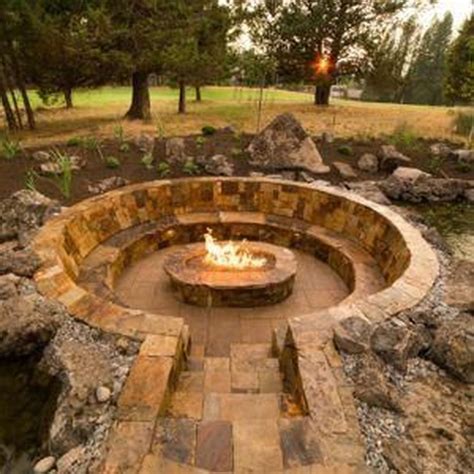 31 Nice Outdoor Fire Pit Design Ideas In 2020 Outside Fire Pits