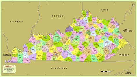Kentucky Zip Code Map