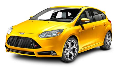 Ford Focus Yellow Car Png Image For Free Download