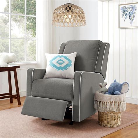 Glider rockers are ideal for rocking your baby to sleep, reading or simply relaxing. Baby Relax Robyn Rocking Recliner, Graphite Grey - Walmart ...