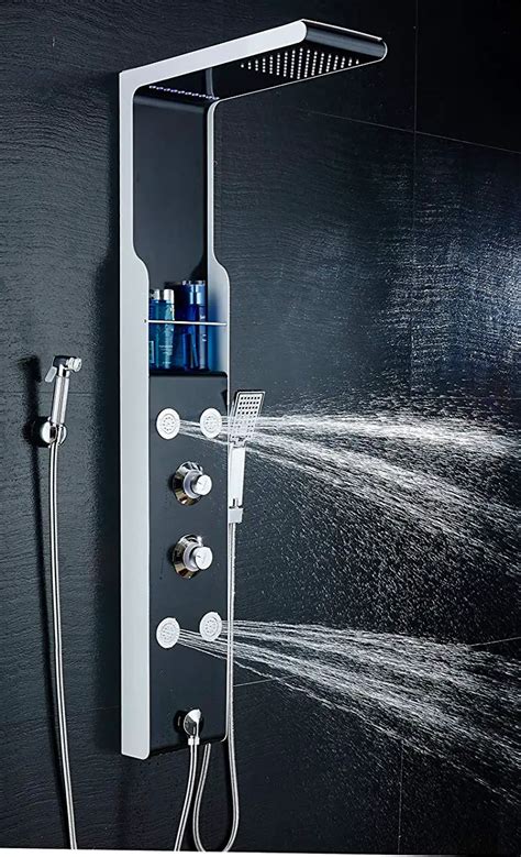 Ello Allo Stainless Steel Shower Panel Tower System