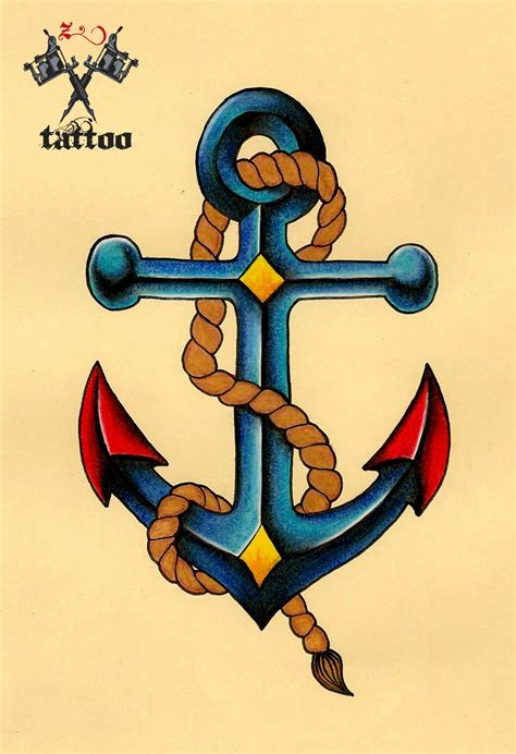 Anchor Tattoo Design Tattoo Stencils Canvas Projects Arm Sleeve
