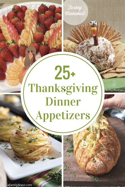 Both kids and adults will be impressed! Thanksgiving Appetizers (With images) | Thanksgiving appetizers, Appetizers, Dinner appetizers